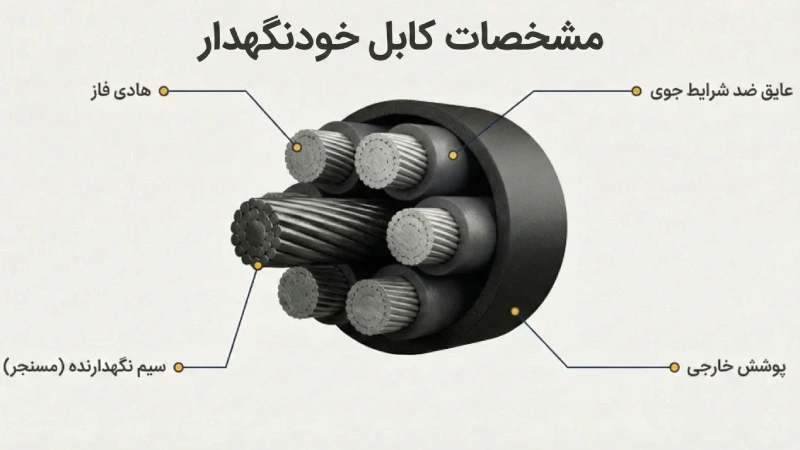 مشخصات کابل خودنگهدار