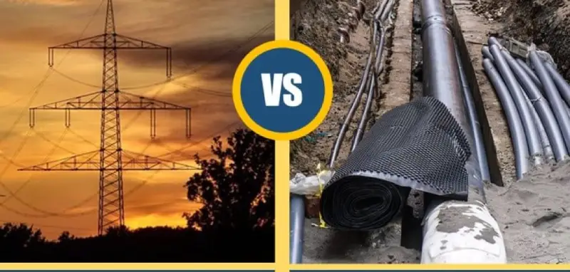 تفاوت کابل برق زمینی و هوایی در چییست