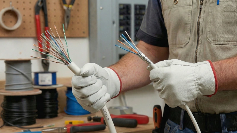 جنس هادی (مغزی) در انواع سیم های تلفن