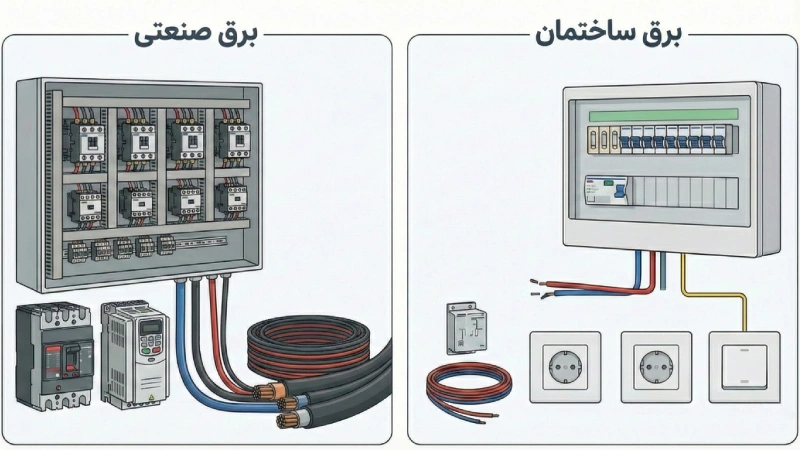تفاوت در نوع تجهیزات