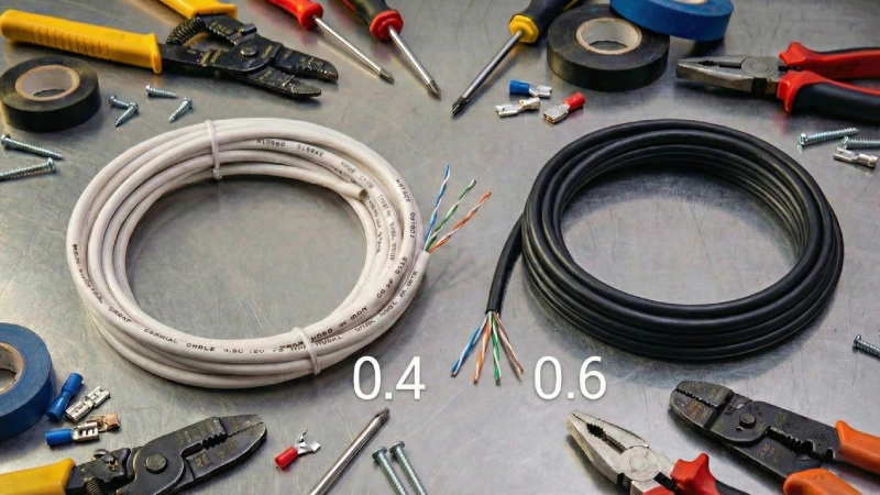 سطح مقطع سیم تلفن